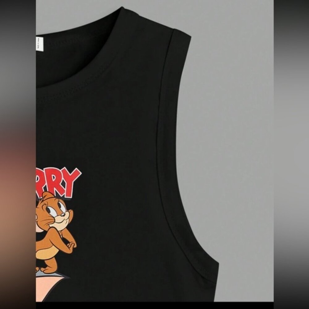 Shein Tom and Jerry Crop Top - Picture 4 of 5